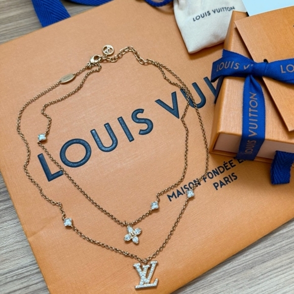Louis Vuitton Jewelry - Louis Vuitton  Lady Double Chain Necklace